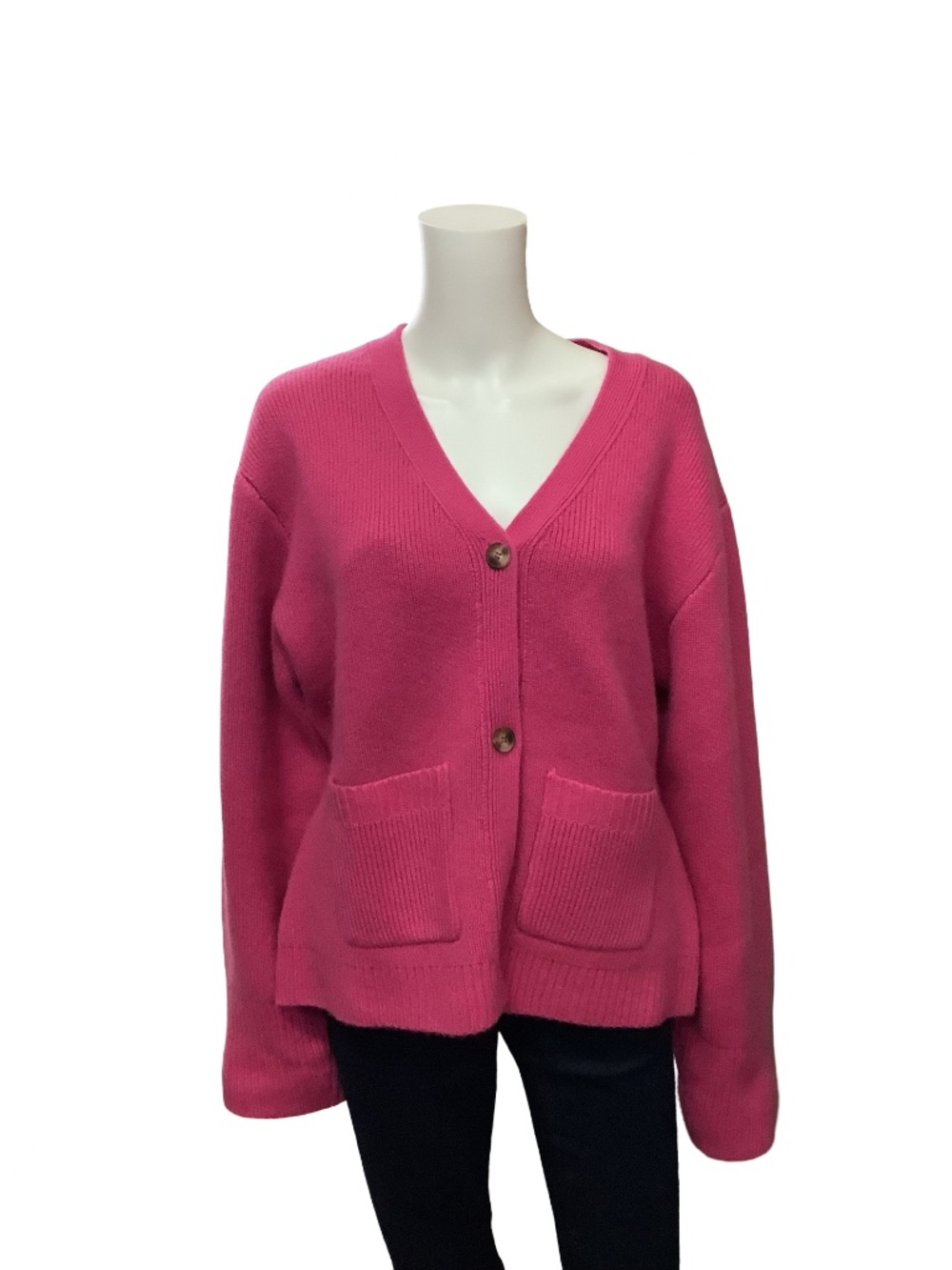 Naadam Cashmere V-Neck Sweater Size: L